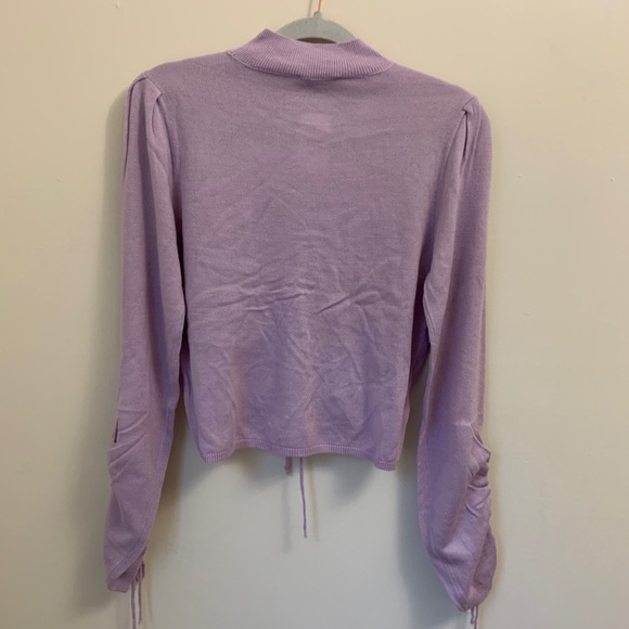 NWT JOA ruched crop top size m - Picture 5 of 5